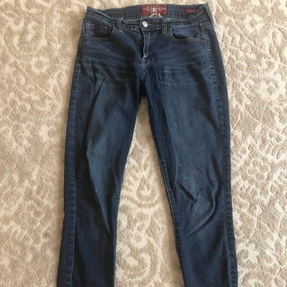 Lucky jeans size four, straight leg